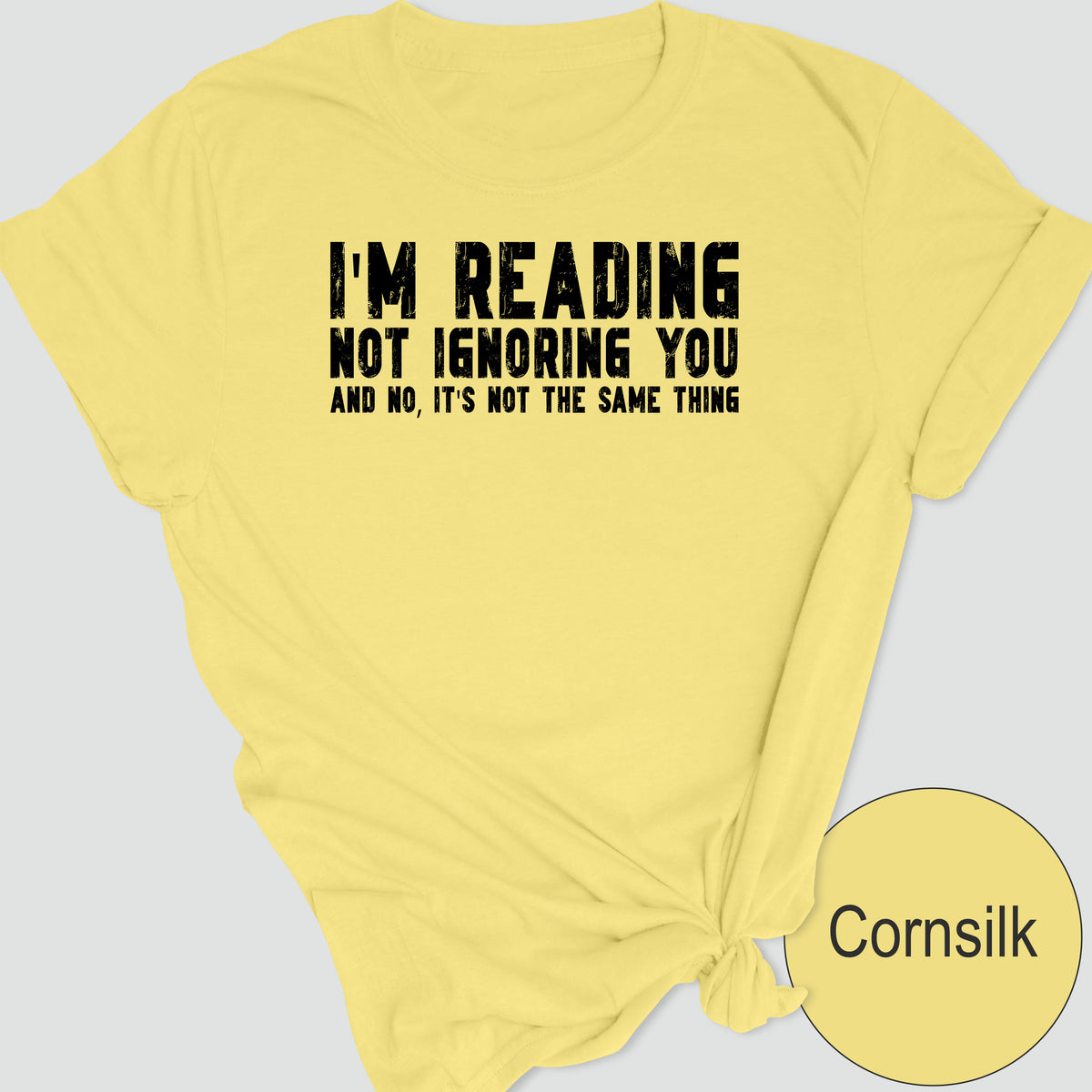 I'm Reading, Not Ignoring You