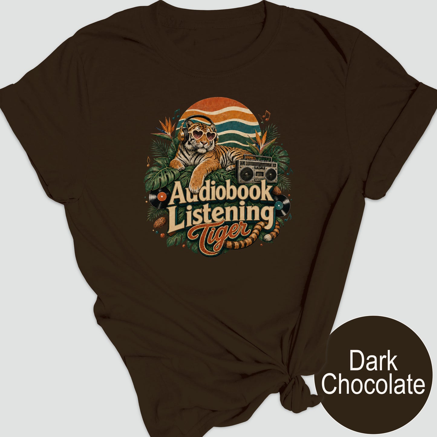 Audiobook Listening Tiger