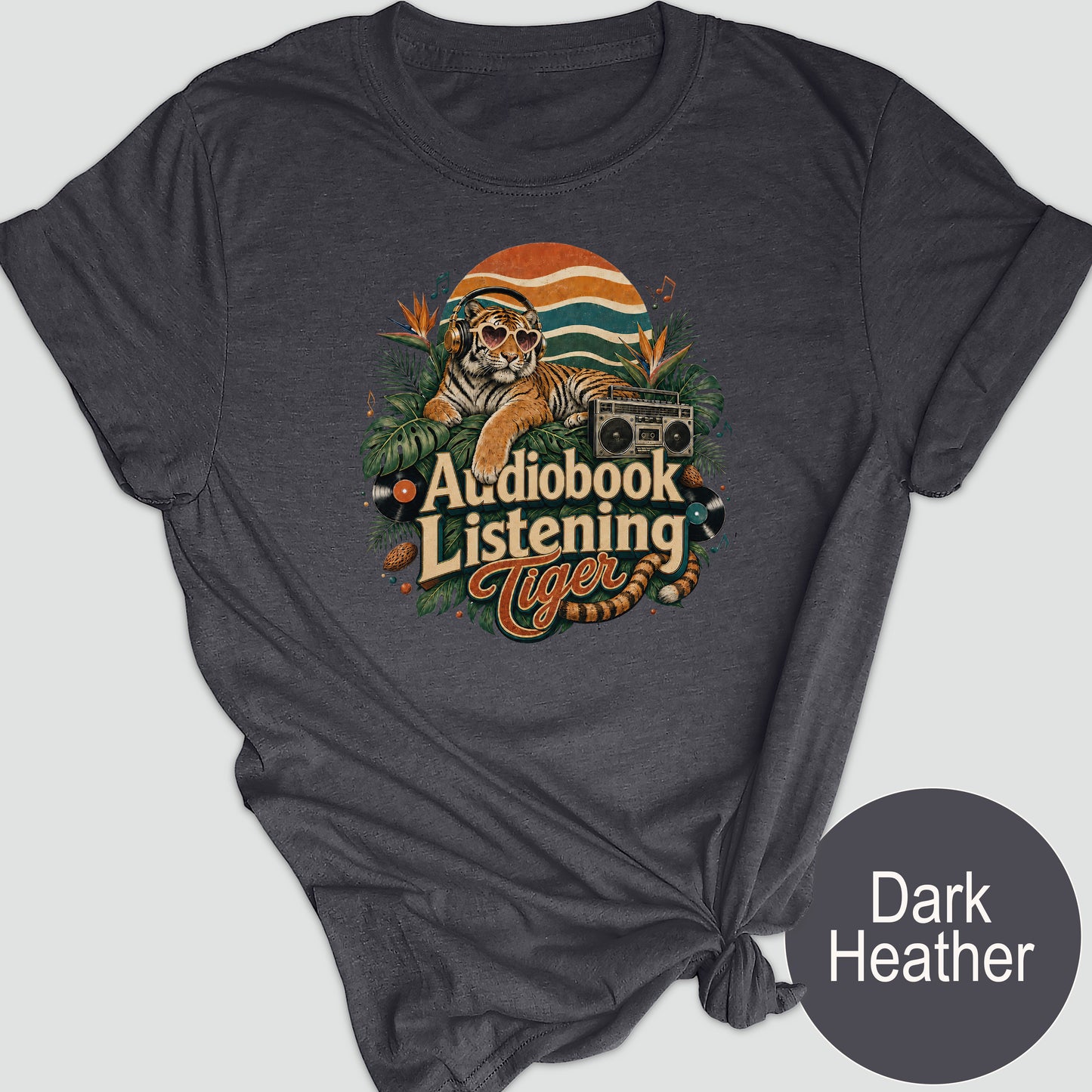 Audiobook Listening Tiger