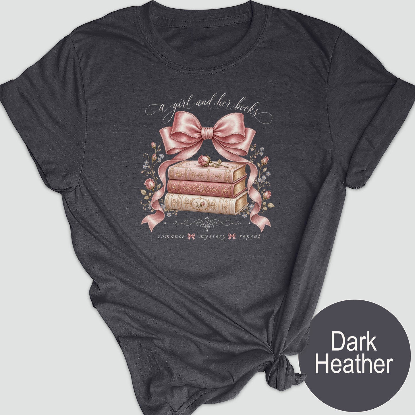 A Girl and her Books, Romance, Mystery, Repeat