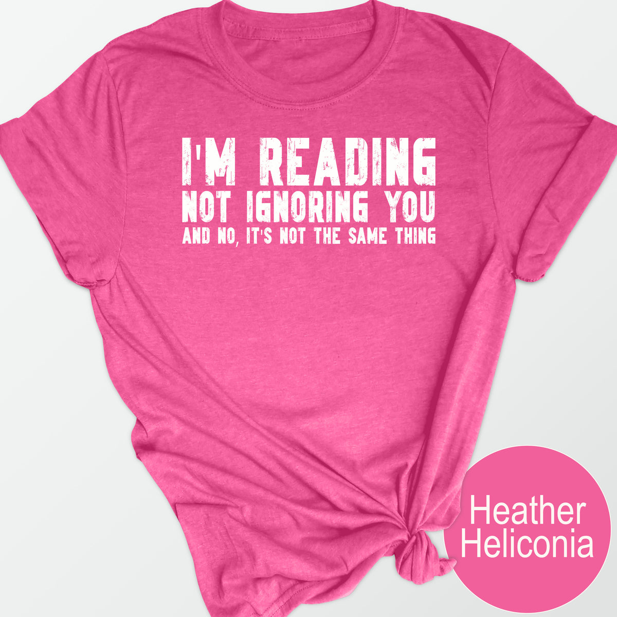 I'm Reading, Not Ignoring You