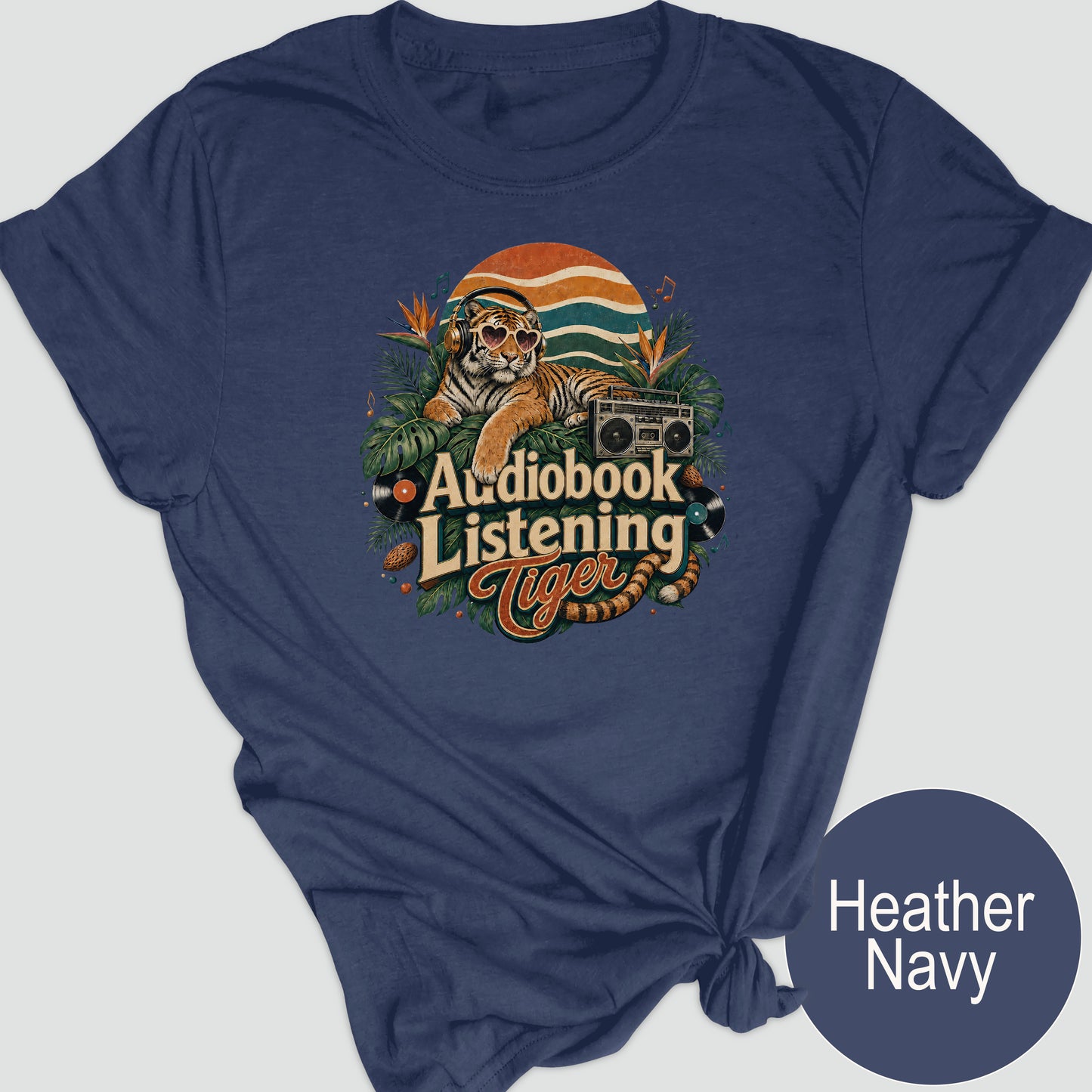 Audiobook Listening Tiger