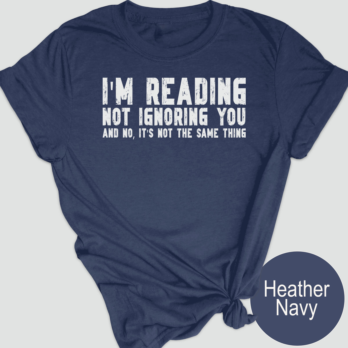I'm Reading, Not Ignoring You
