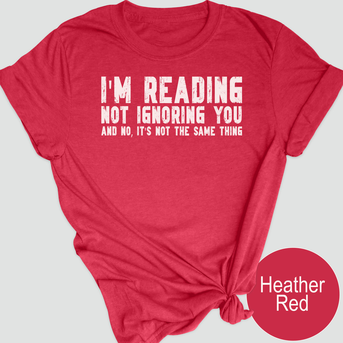 I'm Reading, Not Ignoring You
