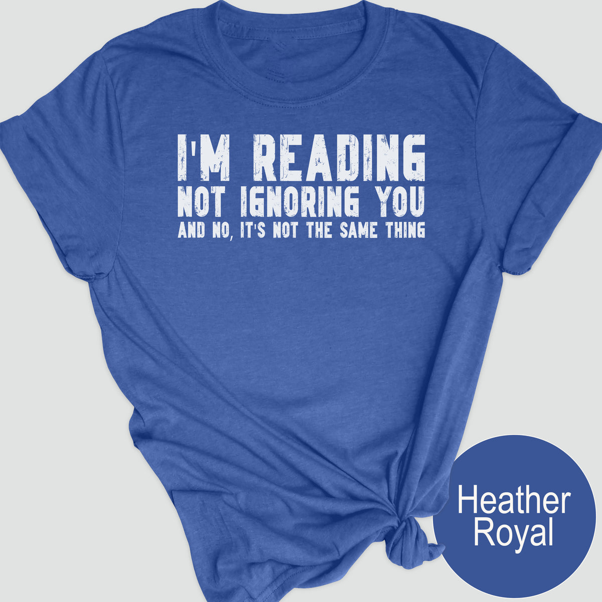 I'm Reading, Not Ignoring You