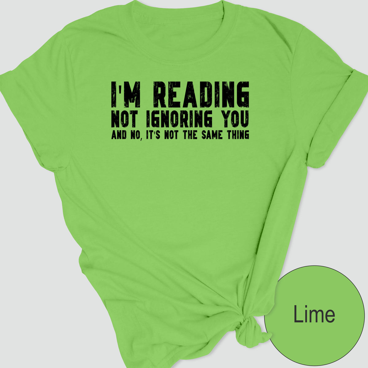 I'm Reading, Not Ignoring You
