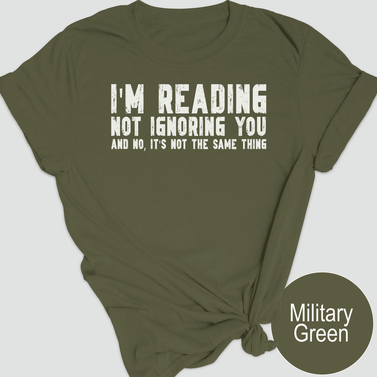 I'm Reading, Not Ignoring You