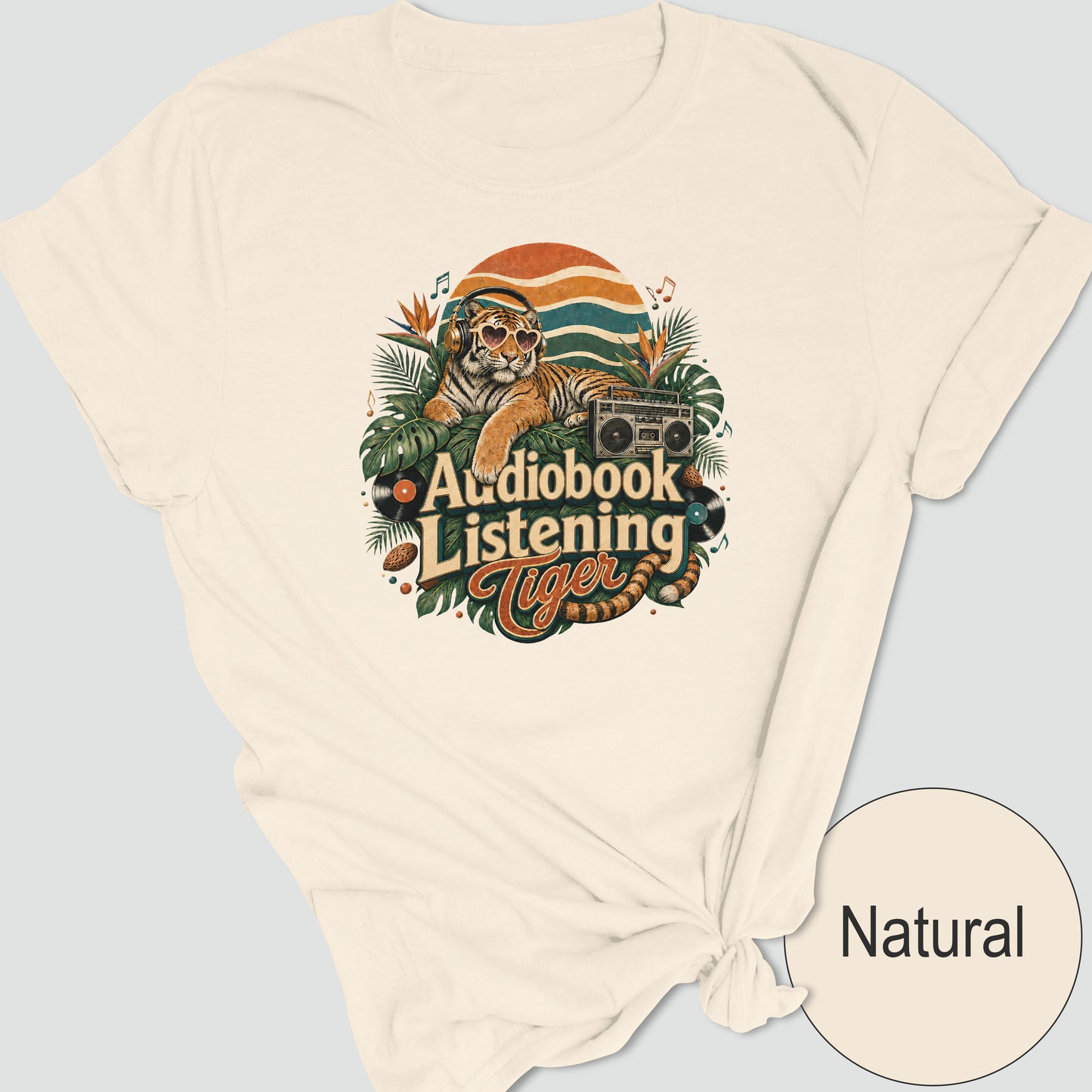 Audiobook Listening Tiger