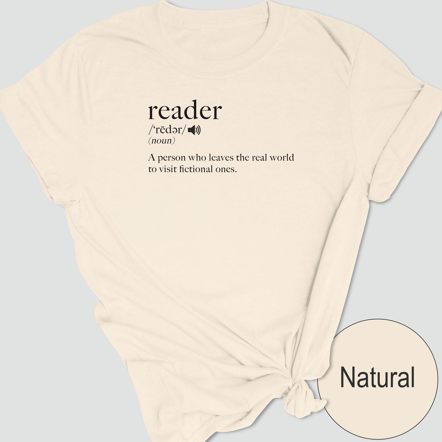 Reader, A person who leaves the real world to visit fictional ones.