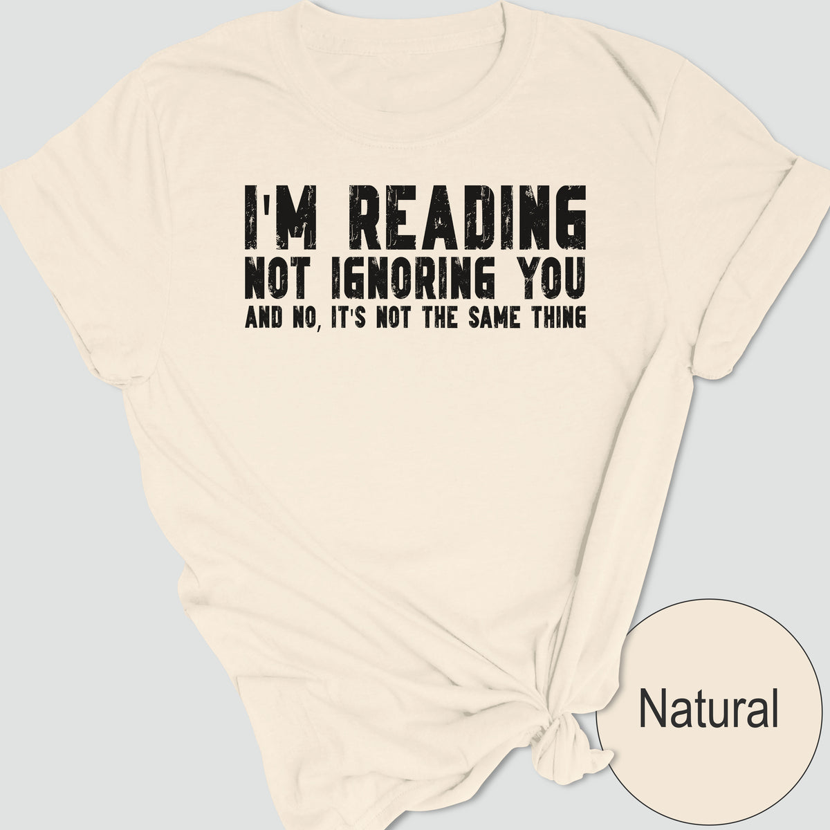 I'm Reading, Not Ignoring You