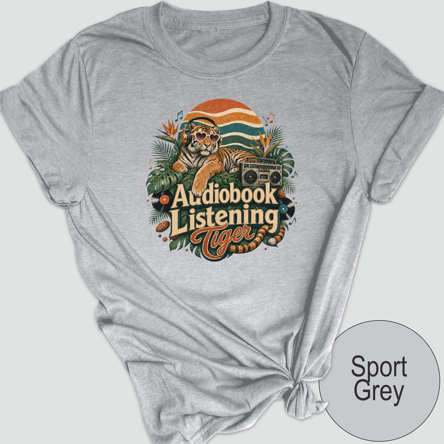Audiobook Listening Tiger