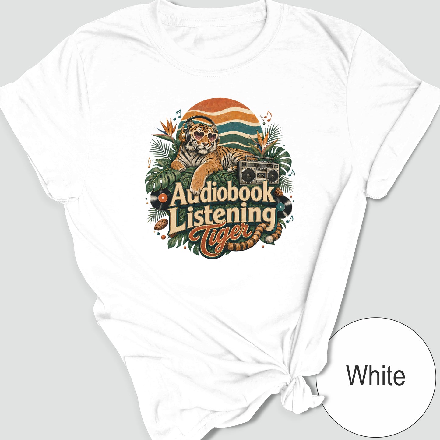 Audiobook Listening Tiger