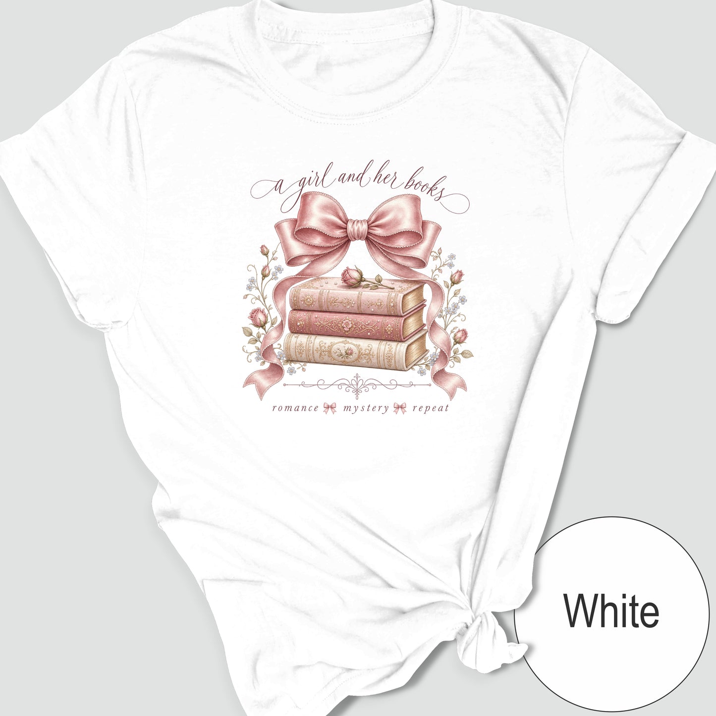 A Girl and her Books, Romance, Mystery, Repeat